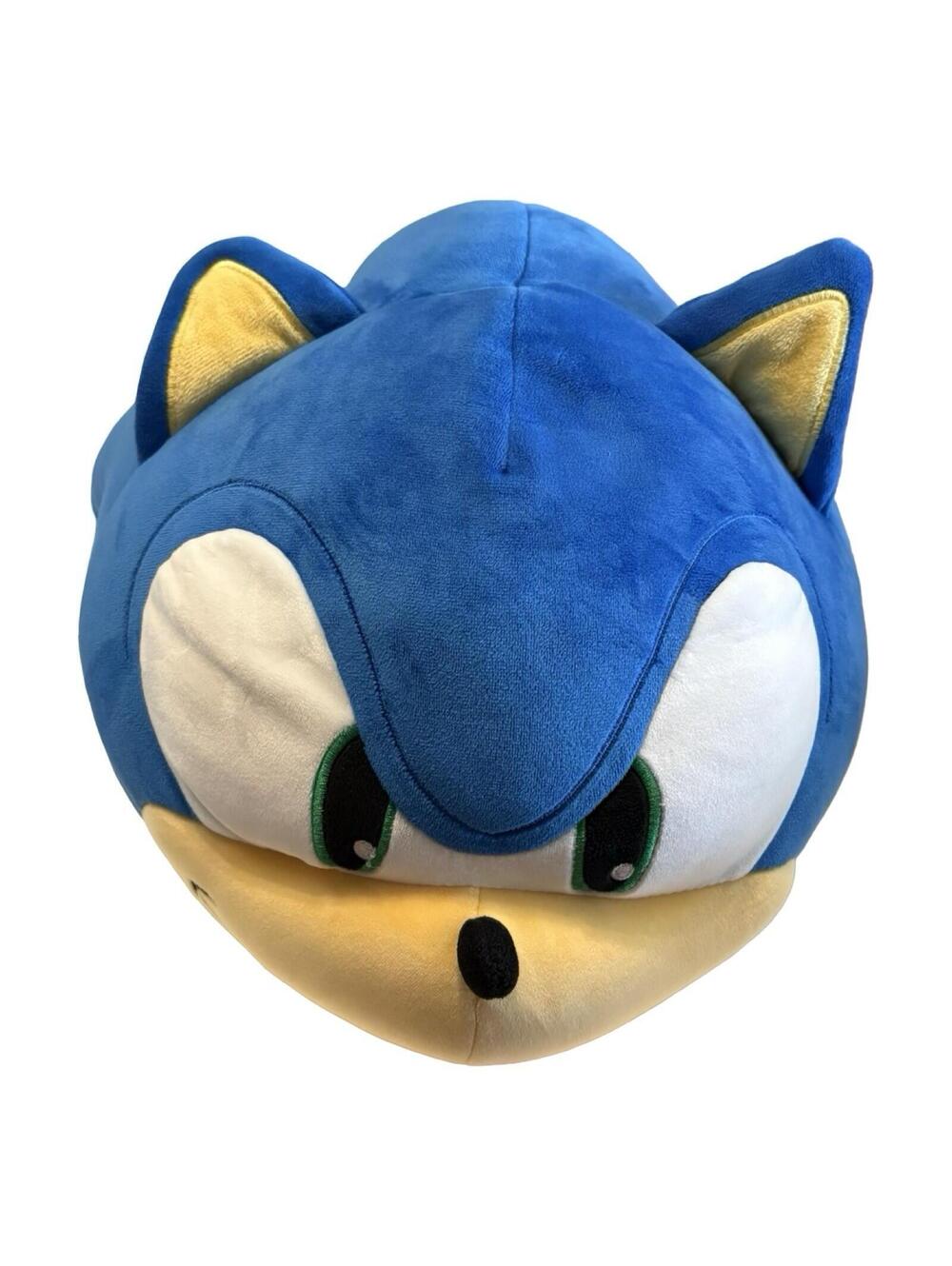 Sonic The Hedgehog 15" Head Plush Tomy Club Mocchi-Mocchi 30th Anniversary Game